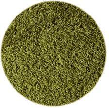 Rundt rya tæppe i grøn dream